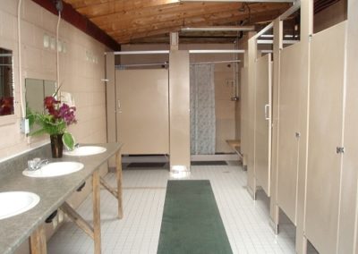 Clean, modern bathrooms